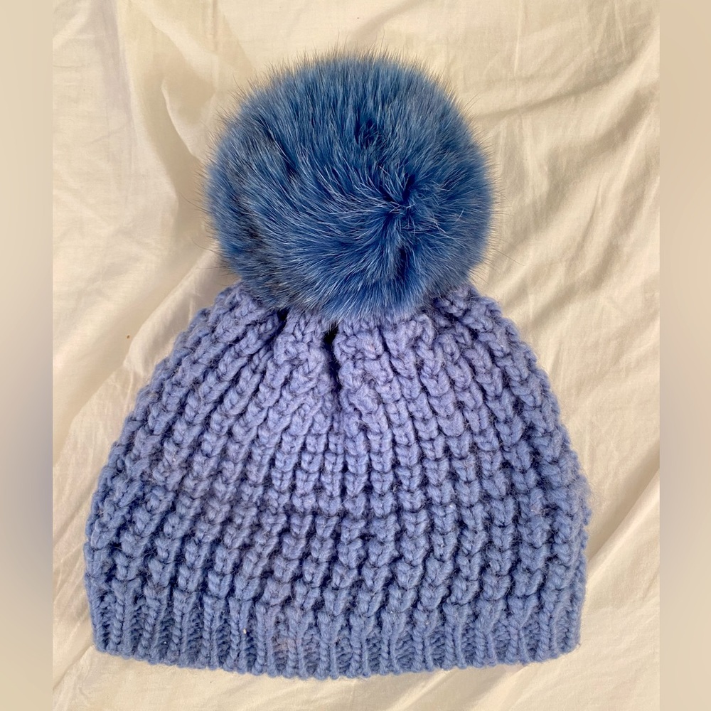 Cozy Blue Winter Hat
